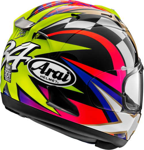 ARAI HELMETS, ARAI Helmets Corsair-X Schwantz 30th Anniversary 2XL Motorcycle Helmet – Advanced Ventilation and Reinforced Shell