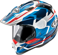 ARAI HELMETS, Arai Helmets XD-4 Depart White/Blue Helmet XS – Advanced Comfort and Ventilation for Motorcyclists