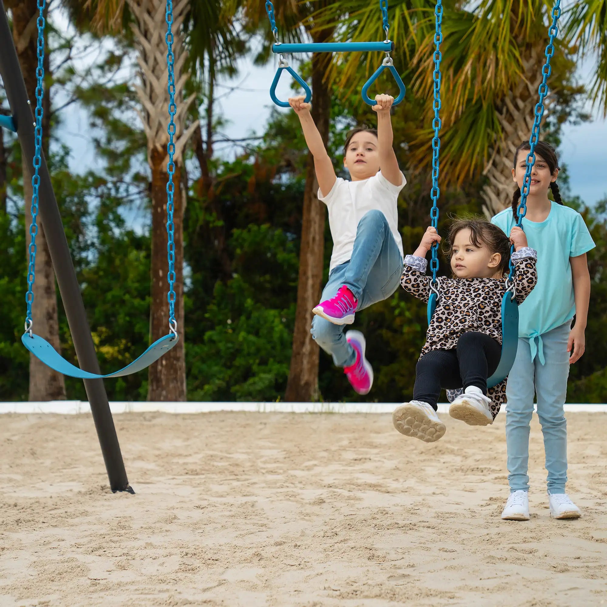 Lifetime Big Stuff Adventure Swing Set with Spider Swing