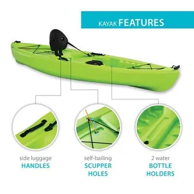 Lifetime Tioga 100 Sit-On-Top Kayak (Paddle Included)