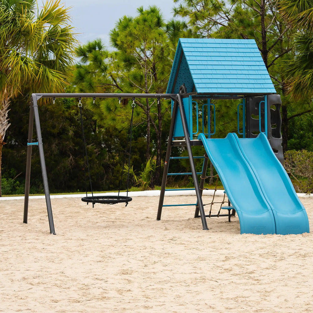 Lifetime Big Stuff Adventure Swing Set with Spider Swing