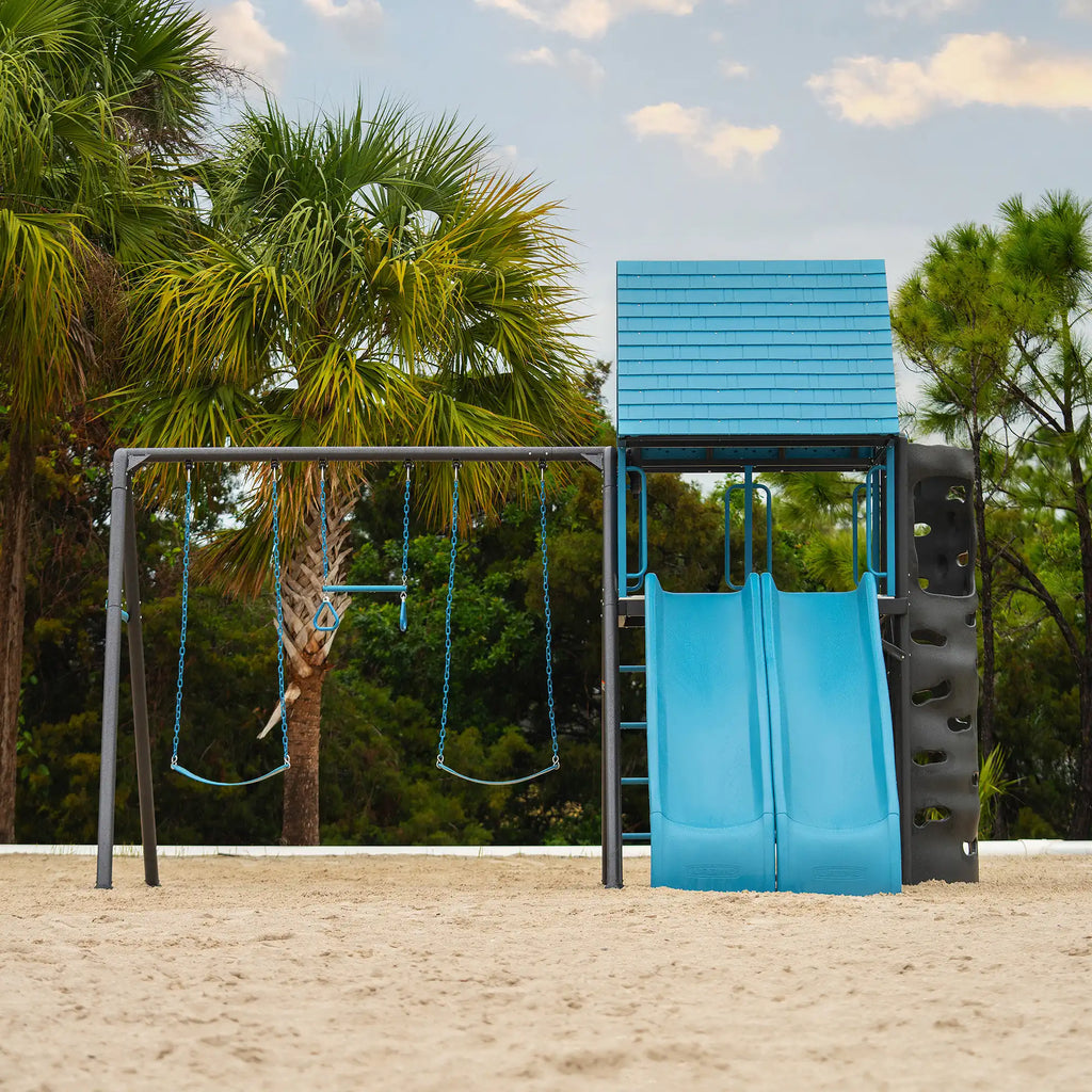Lifetime Big Stuff Adventure Swing Set with Spider Swing