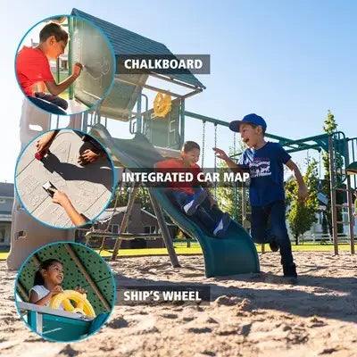 Lifetime Big Stuff Deluxe Swing Set