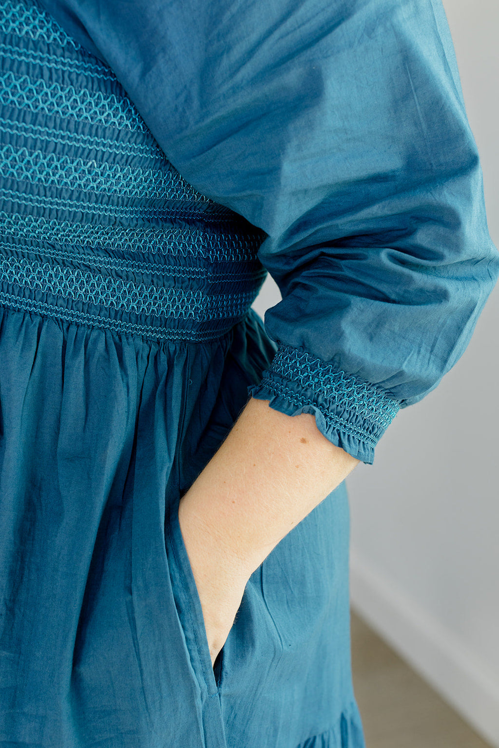 The Jenna Dress in Teal