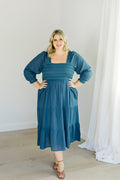 The Jenna Dress in Teal