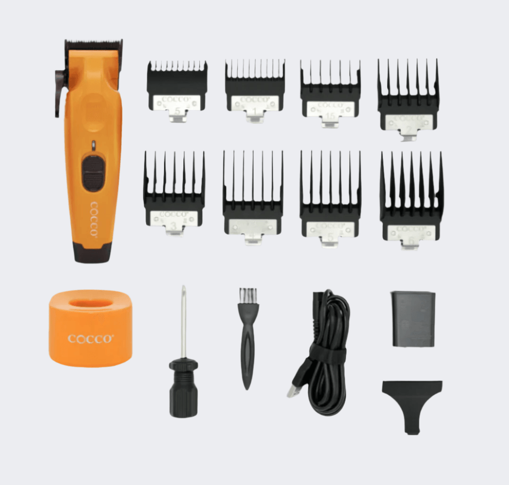 Cocco Pro Hyper Veloce Clipper Orange with FREE Digital Gap Graphene Taper Blade