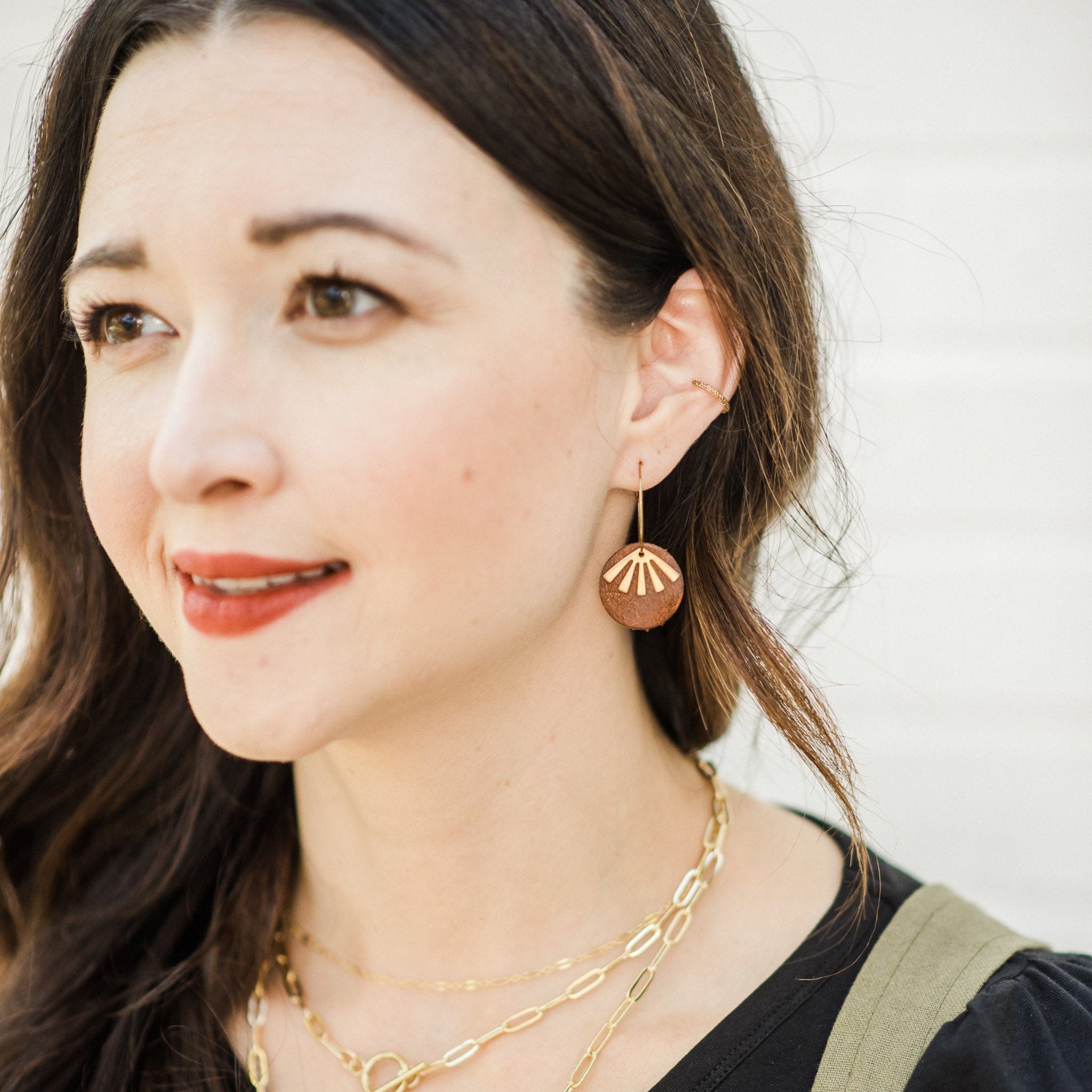 Cognac Oakleigh Earrings