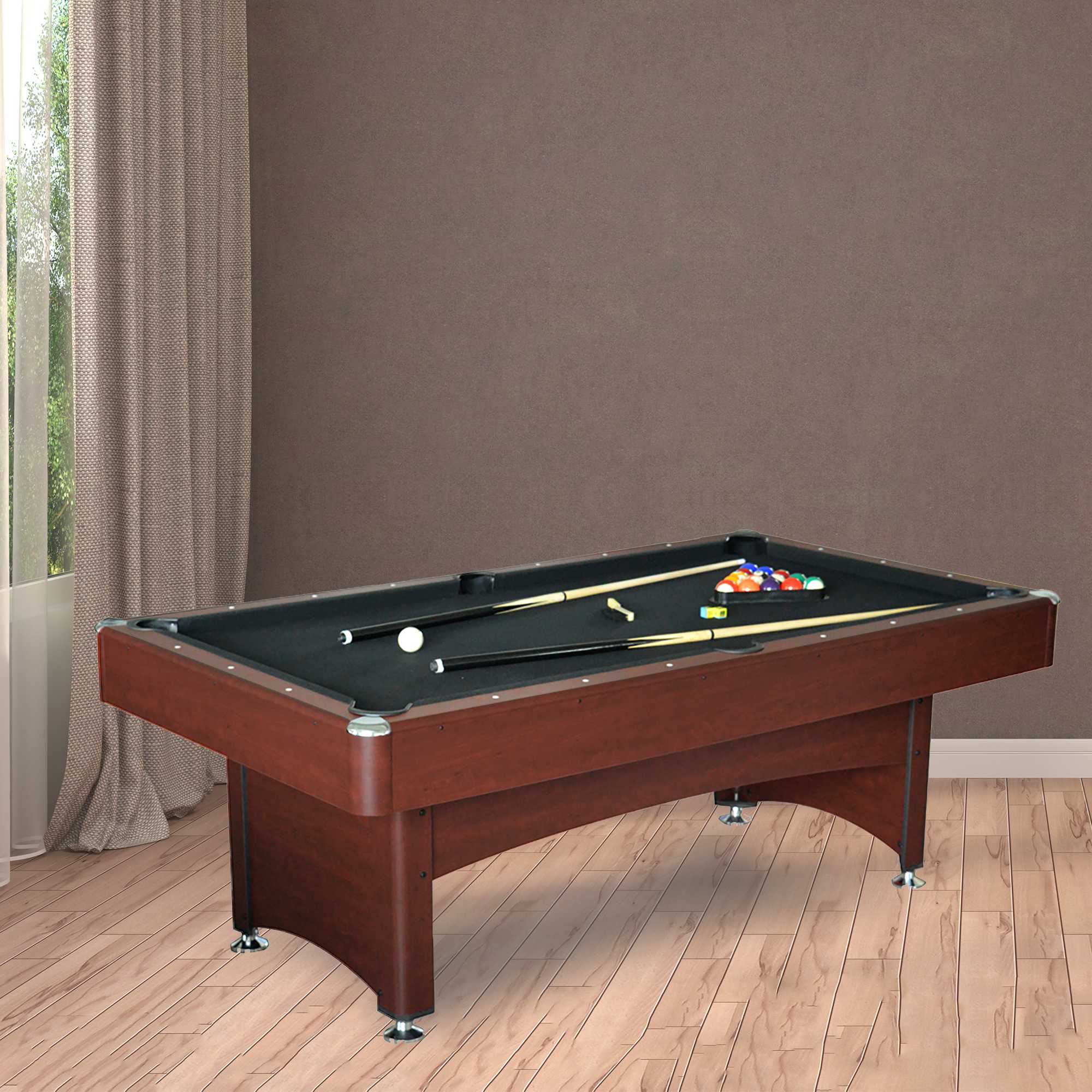 Hathaway Bristol 7-ft Pool Table with Table Tennis Top