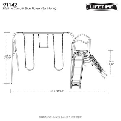 Lifetime Climb & Slide Playset