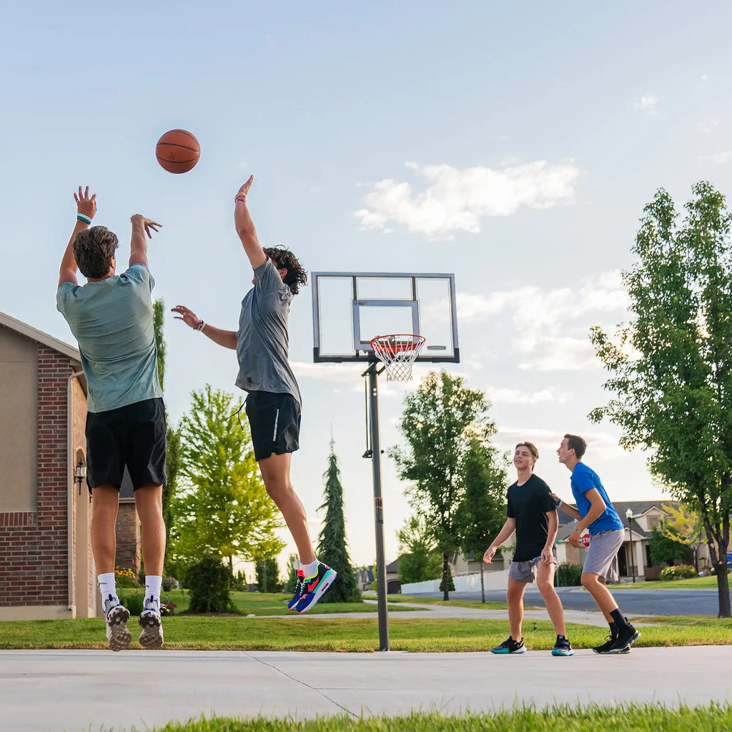 Lifetime Adjustable Round In-Ground Basketball Hoop (54-Inch Polycarbonate)