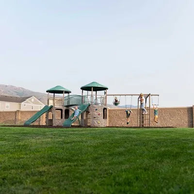 Lifetime Double Adventure Tower with Monkey Bars
