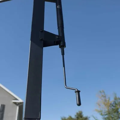 Lifetime Adjustable Bolt Down Basketball Hoop (60-Inch Tempered Glass)