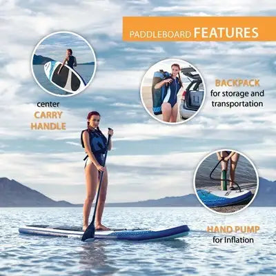 Lifetime Vista 110 Inflatable Stand-Up Paddleboard (Paddle Included)