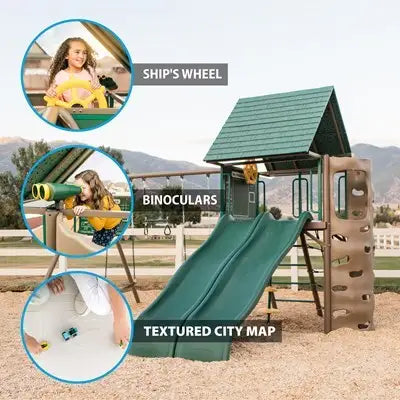 Lifetime Big Stuff ® Two-Slide Swing Set