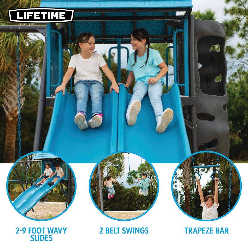 Lifetime Big Stuff Adventure Swing Set with Spider Swing