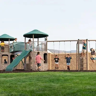 Lifetime Double Adventure Tower with Monkey Bars