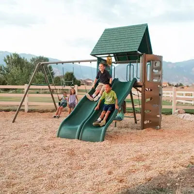 Lifetime Big Stuff ® Two-Slide Swing Set