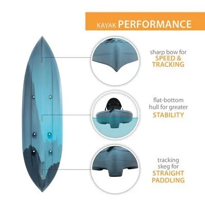 Lifetime Tamarack 100 Sit-On-Top Kayak (Paddle Included)