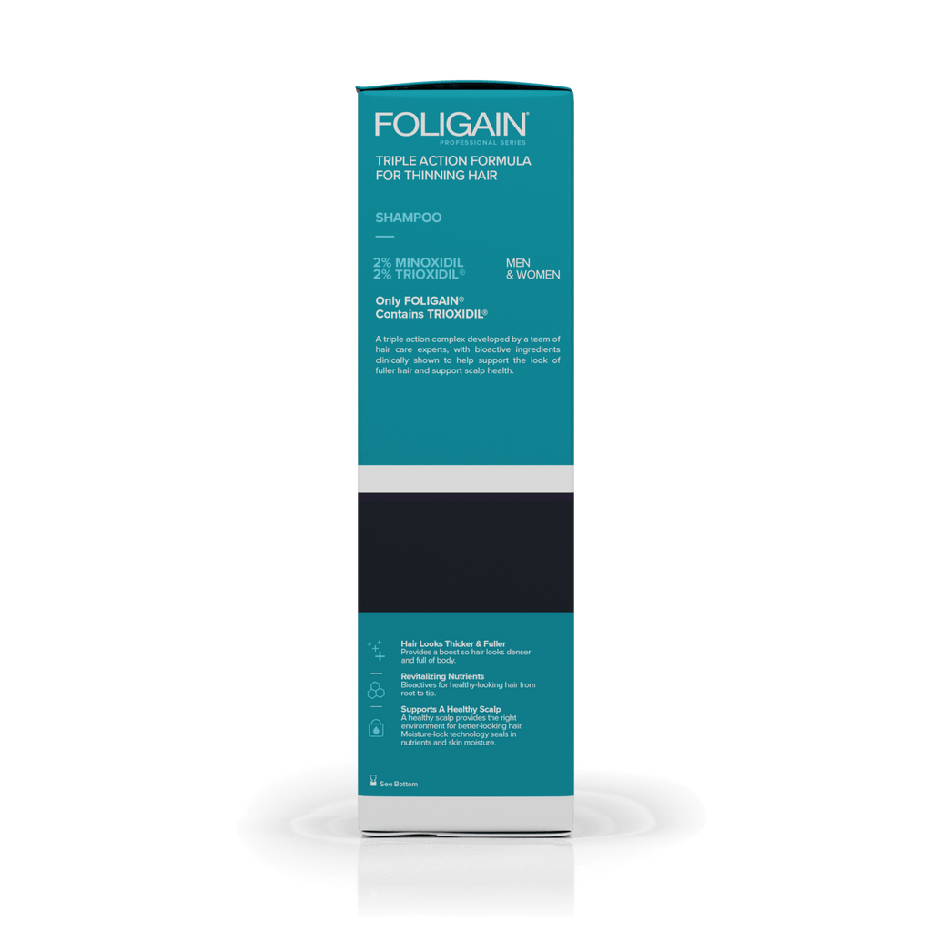 FOLIGAIN Advanced Hair Regrowth Hair Shampoo with 2% Minoxidil and 2% TRIOXIDIL®