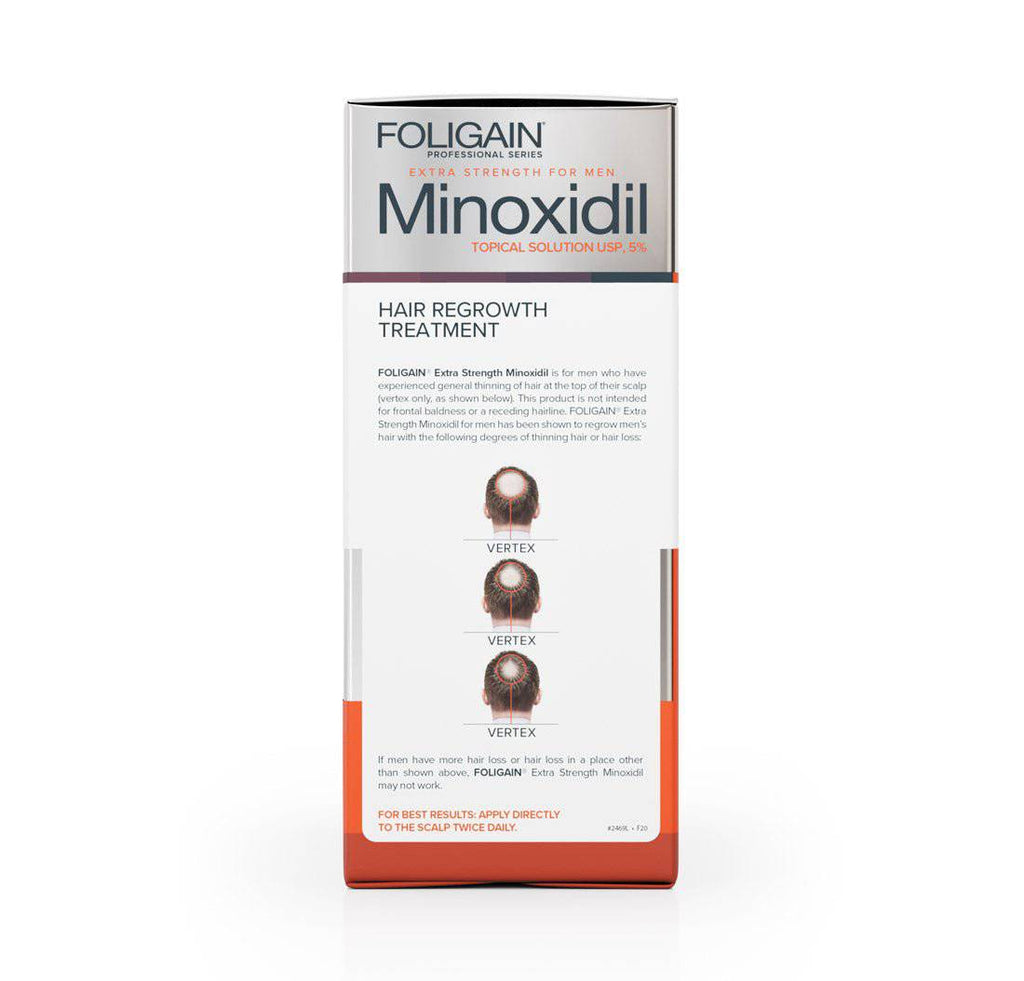 FOLIGAIN Minoxidil 5% Hair Regrowth Treatment For Men 3 Month Supply