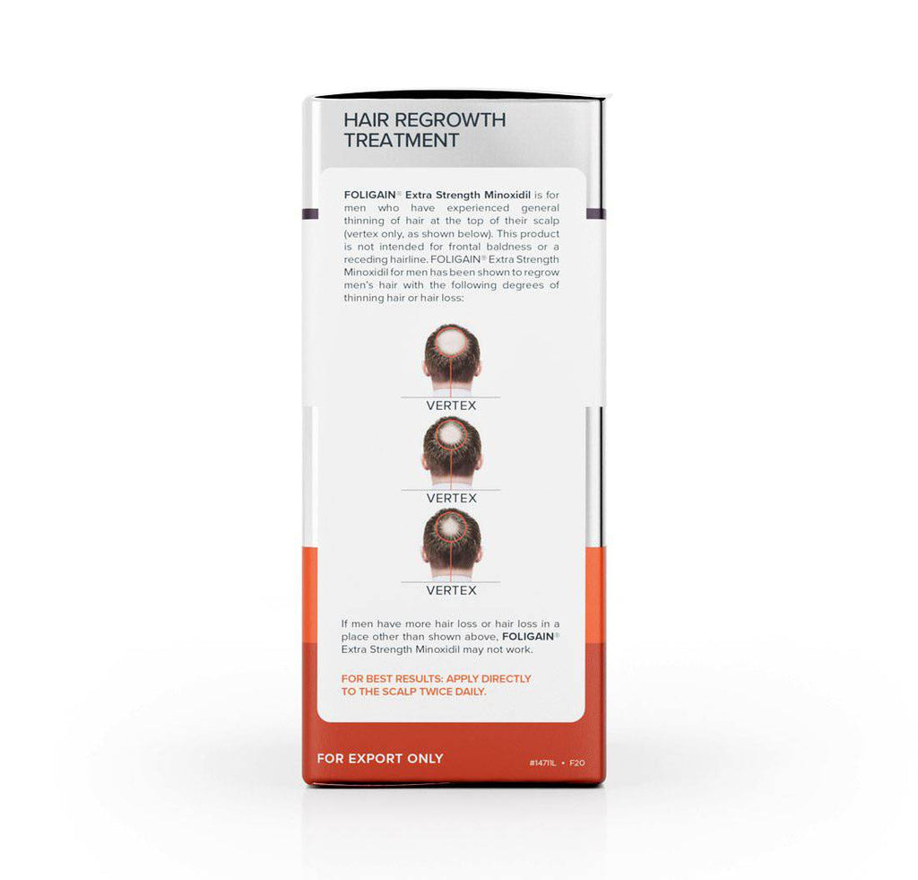 FOLIGAIN Minoxidil 5% Hair Regrowth Treatment For Men One Month Supply