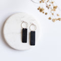 Matte Black Mia Earrings