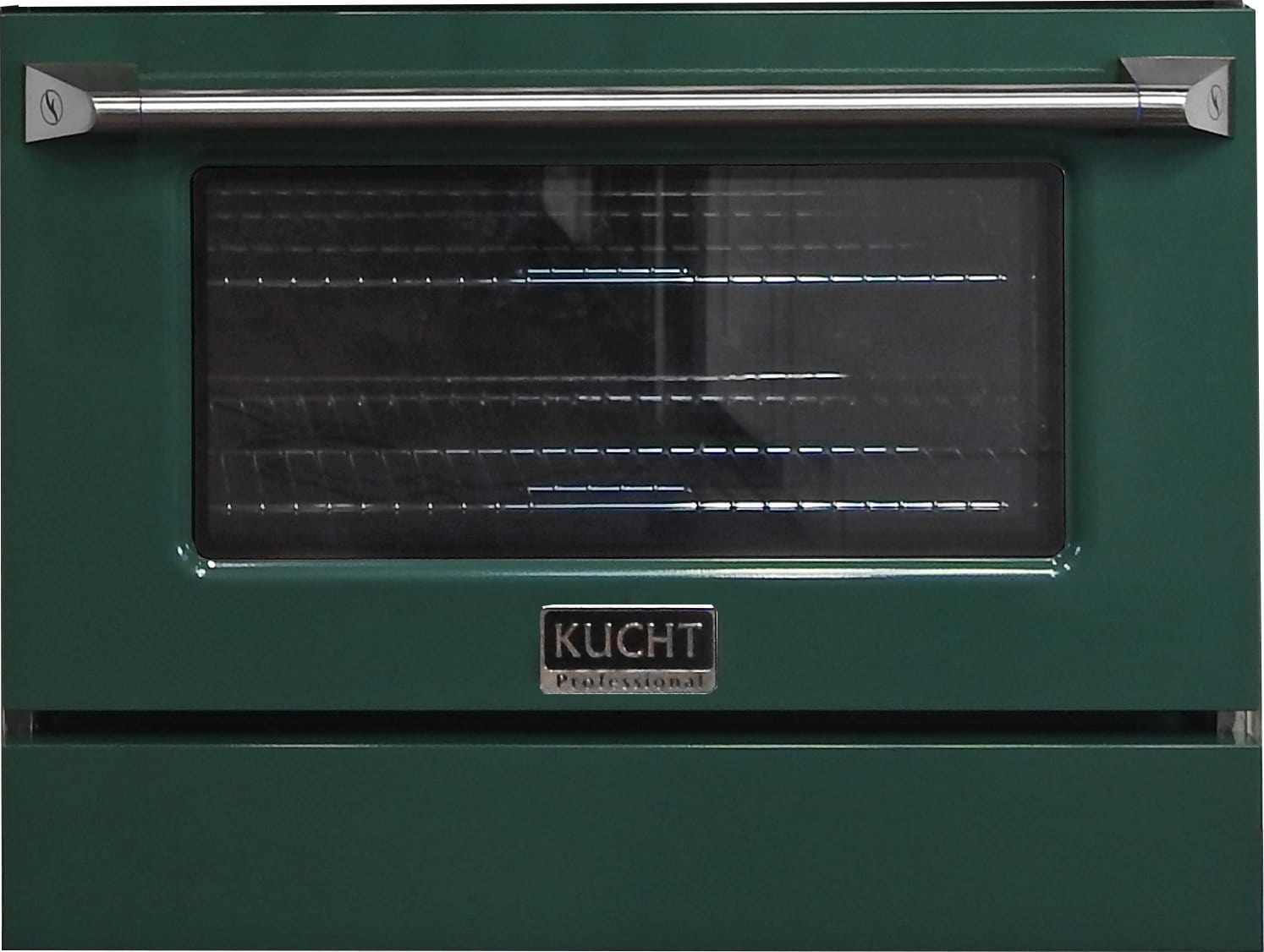 Kucht 36" Propane Range, in Stainless Steel, Green Door, KNG361/LP-G