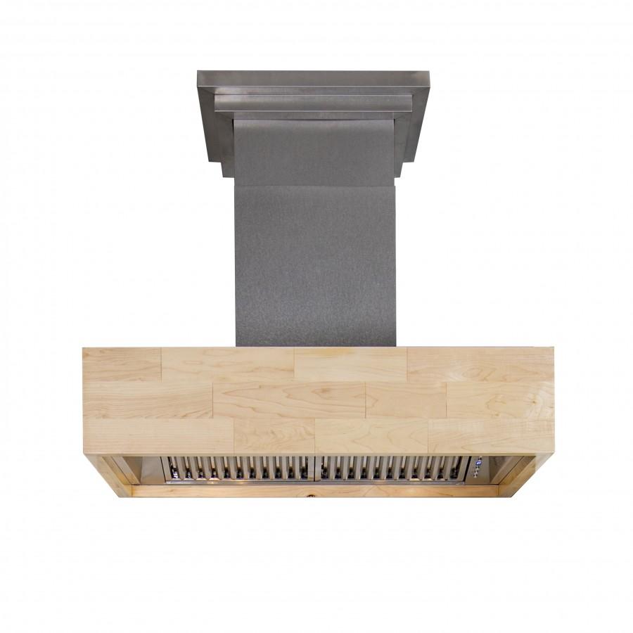 ZLINE 36" Remote Blower Wooden Wall Range Hood, 681M-RS-36-400