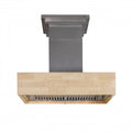 ZLINE 30" Wooden Wall Range Hood, Butcher Block, 681M-RS-30-400
