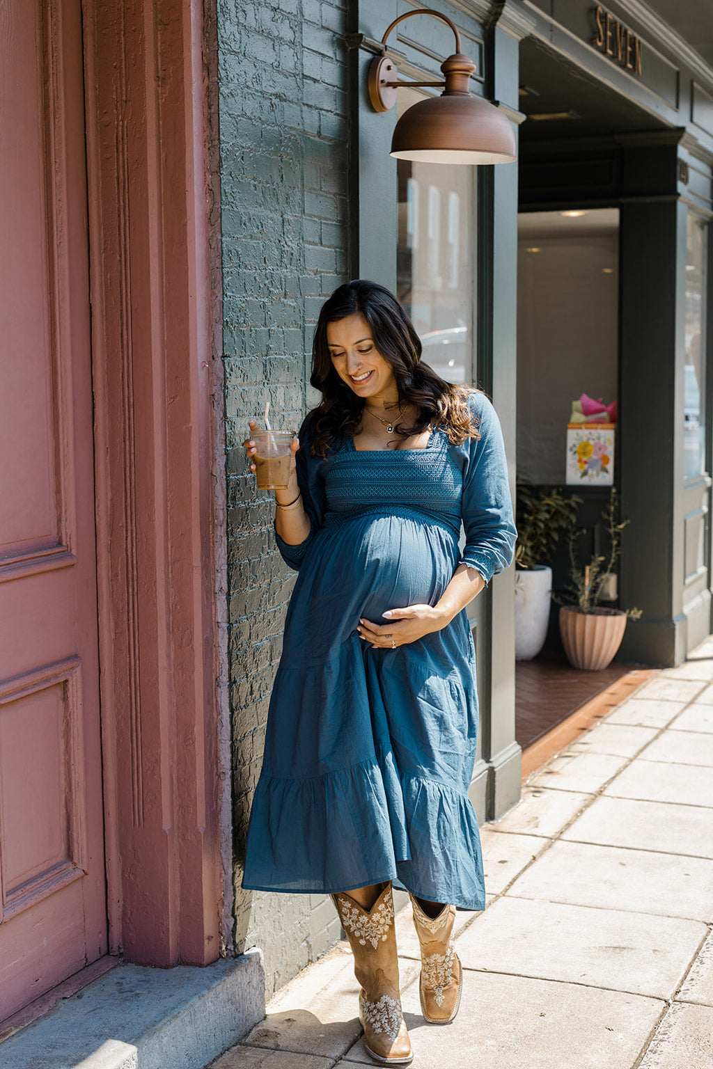 The Jenna Dress in Teal
