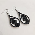 Teardrop Seahorse Dangle Earrings