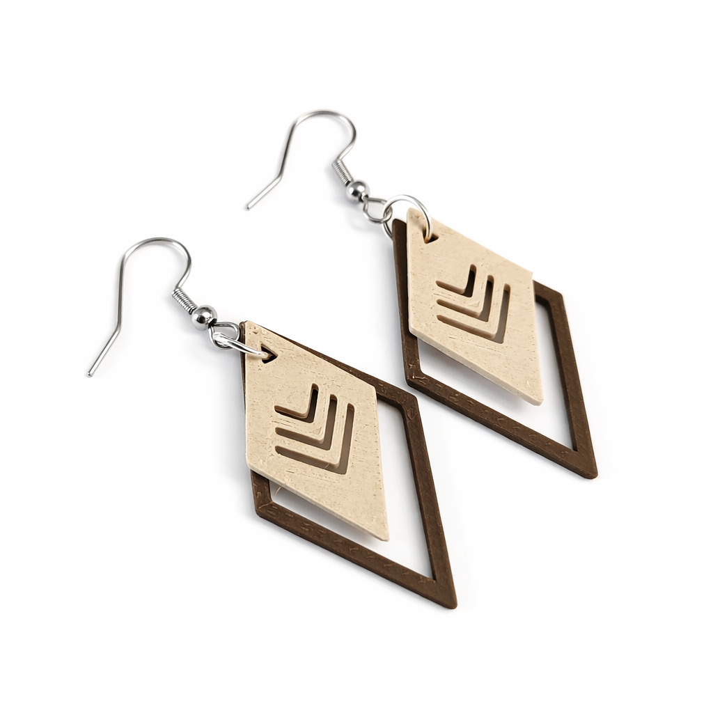 Diamond Arrow Dangle Earrings