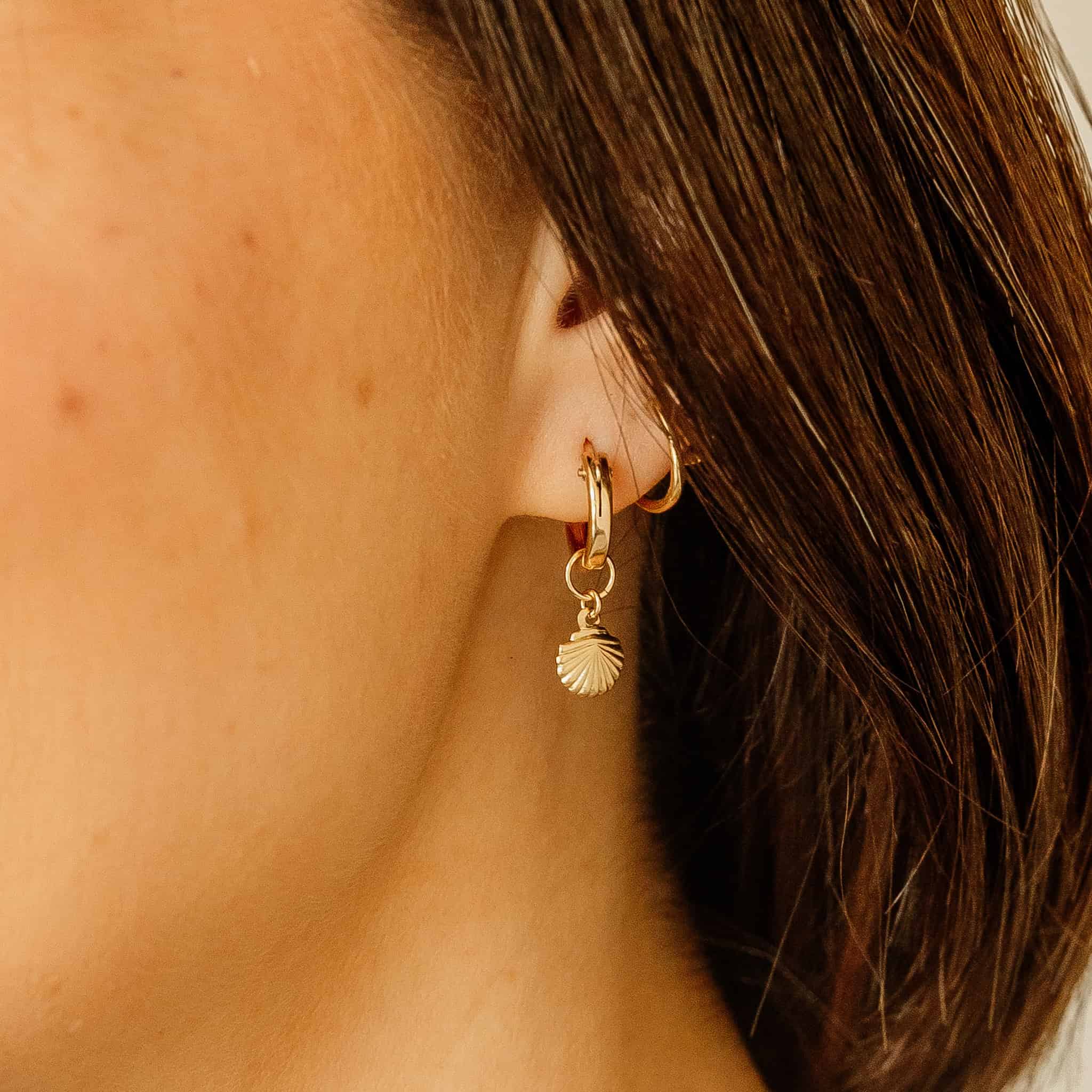 Seashell Hoop Charms