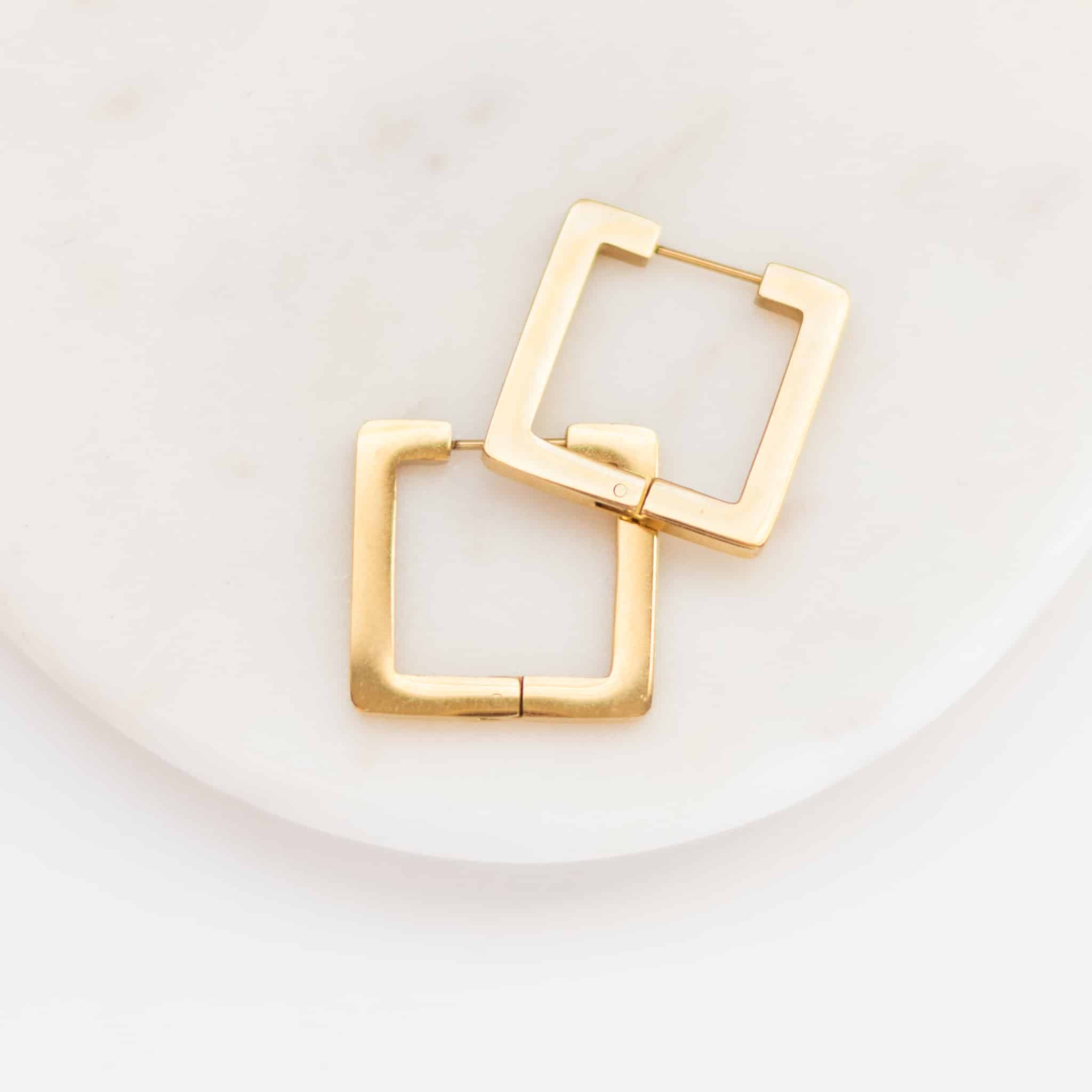 Alex Square Hoop Earrings