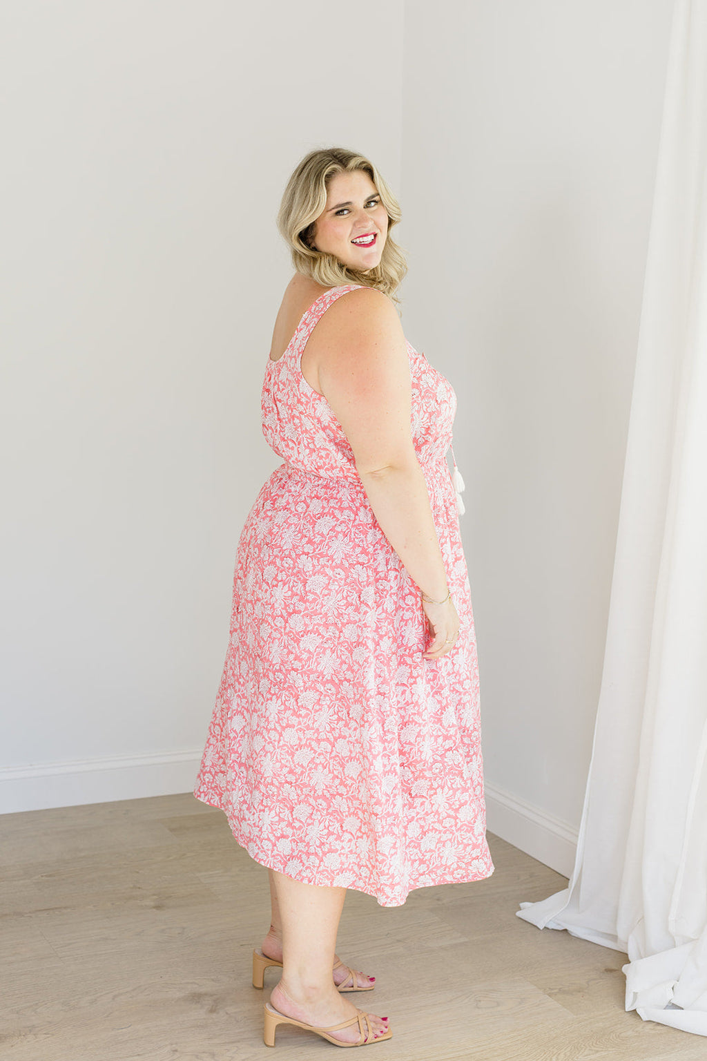 The Kiley Tank Dress in Watermelon Sorbet