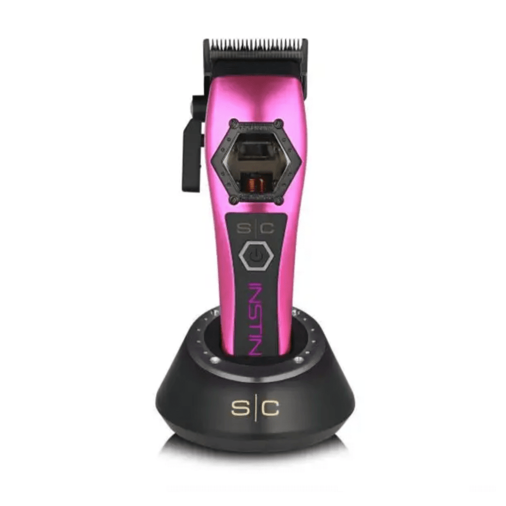 Stylecraft Instinct Metal Clipper - Professional IN2 Vector Motor with FREE Instinct Metal Shaver - Black