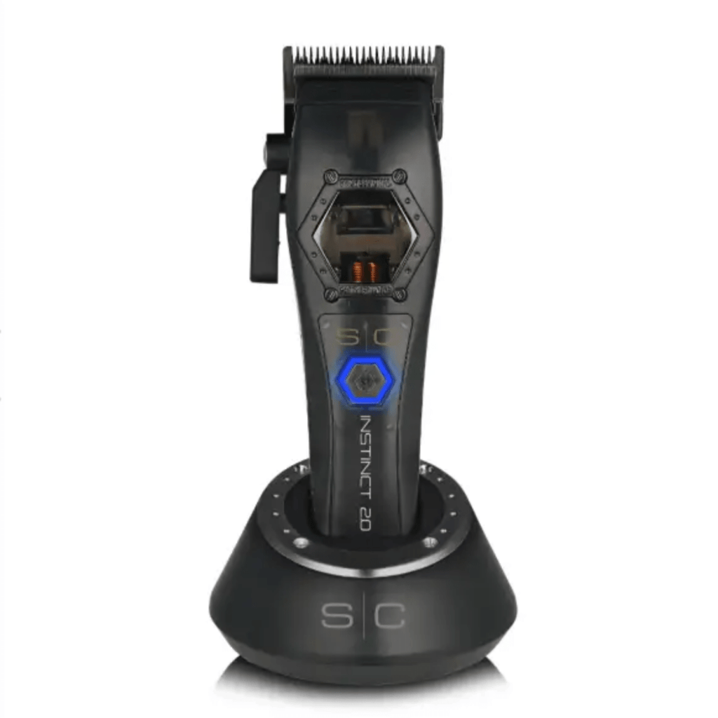 Stylecraft Instinct Metal Clipper - Professional IN2 Vector Motor with FREE Instinct Metal Shaver - Black