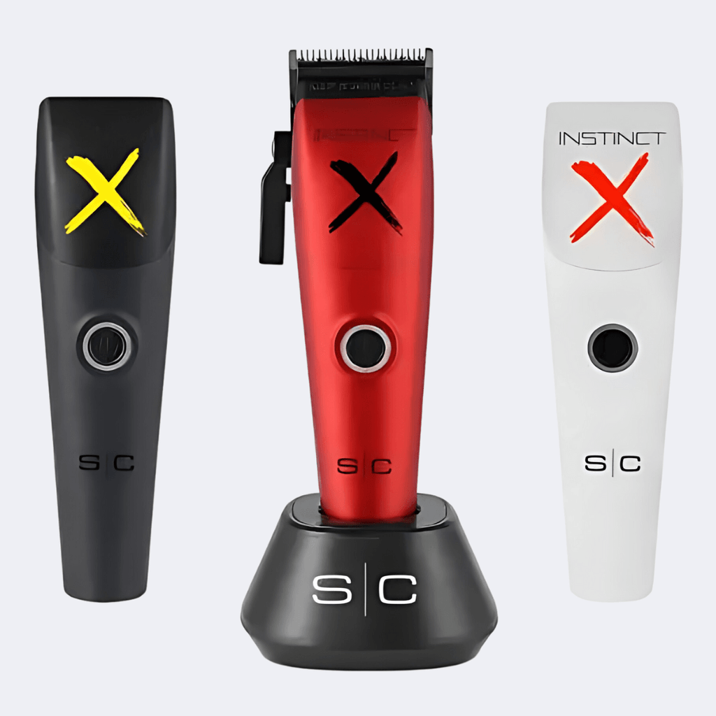StyleCraft Instinct-X Cordless Hair Clipper SC608M with FREE Fade Brush