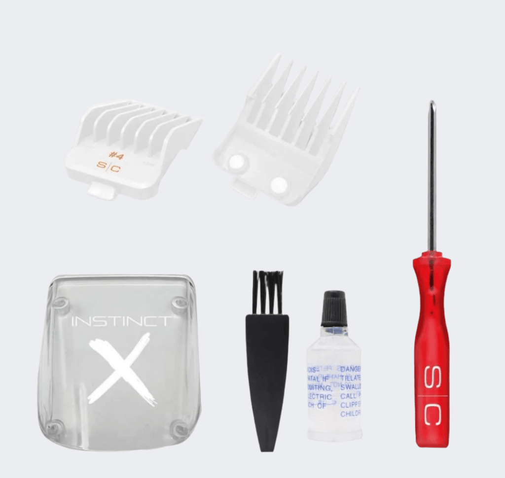 StyleCraft Instinct-X Cordless Hair Clipper SC608M with FREE Fade Brush