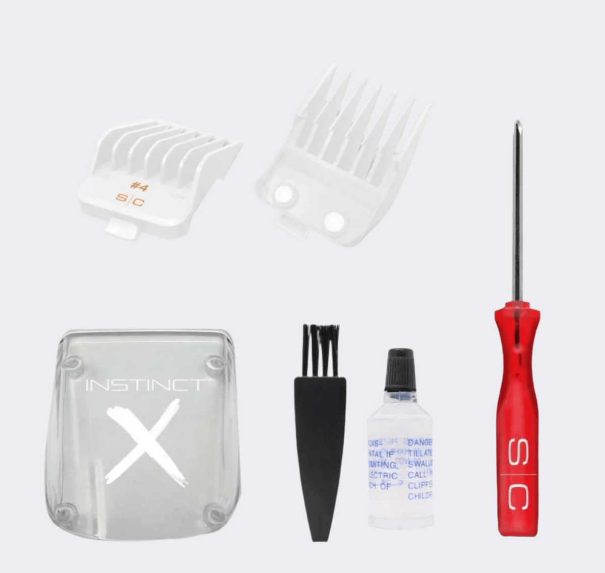 StyleCraft Instinct-X Cordless Hair Clipper SC608M with FREE Fade Brush