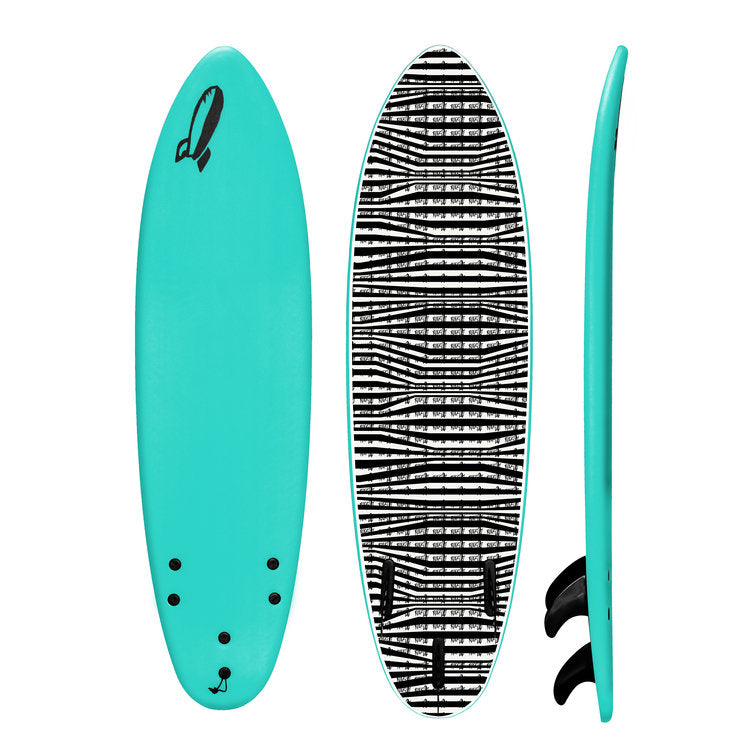 6' BABY JESÚS Round Tail Shortboard