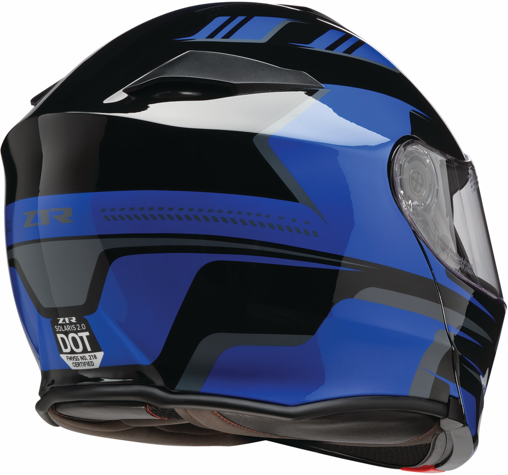 Z1R, Z1R Solaris 2.0 Modular Helmet - Slater Blue for XS – Comfortable and Adjustable Motorcycle Helmet
