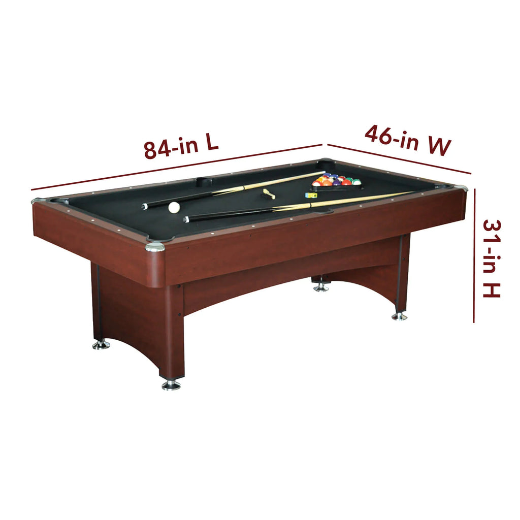 Hathaway Bristol 7-ft Pool Table with Table Tennis Top