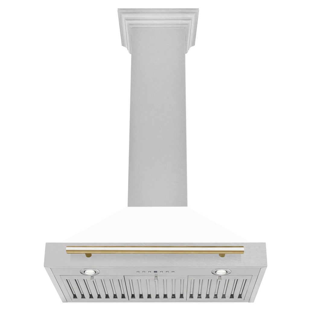 ZLINE 30" Autograph Stainless Wall Range Hood KB4SNZ-WM30-G