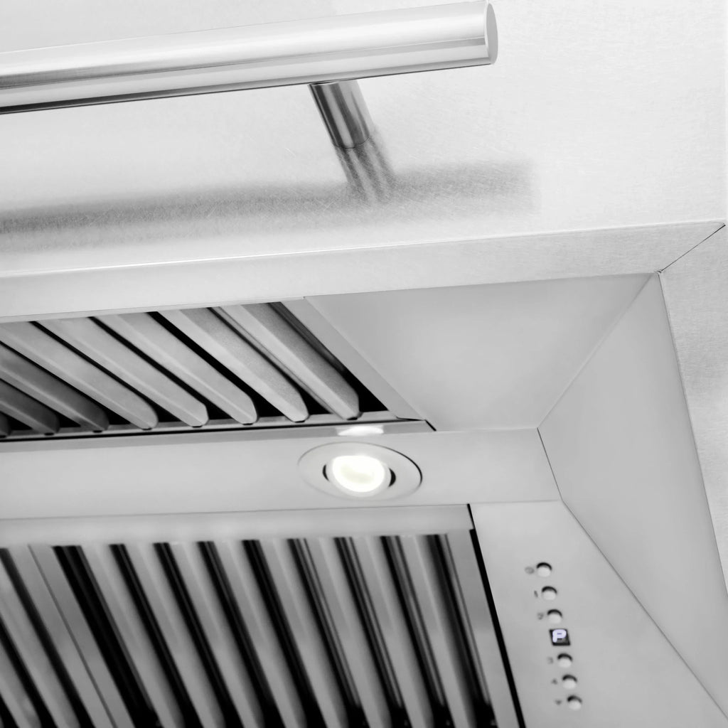 ZLINE 30" DuraSnow® Stainless Steel Range Hood with Color Shell Options 8654SNX-RG-30