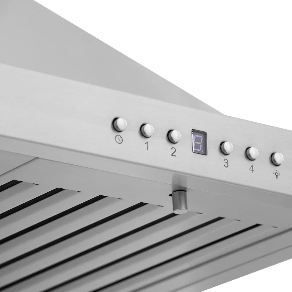 ZLINE Kitchen Package Refrigerator, Range , Range Hood , Microwave, Dishwasher 5KPR-RARH48-MWDWV