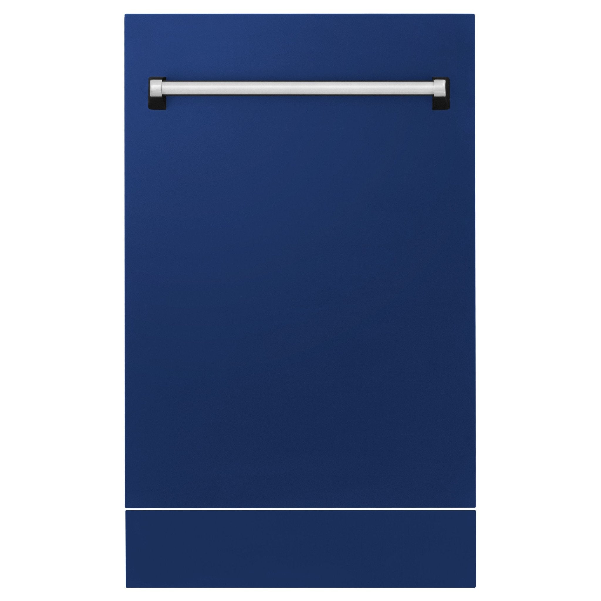 ZLINE 18" Dishwasher in Blue gloss panel, Stainless Tub, DWV-BG-18