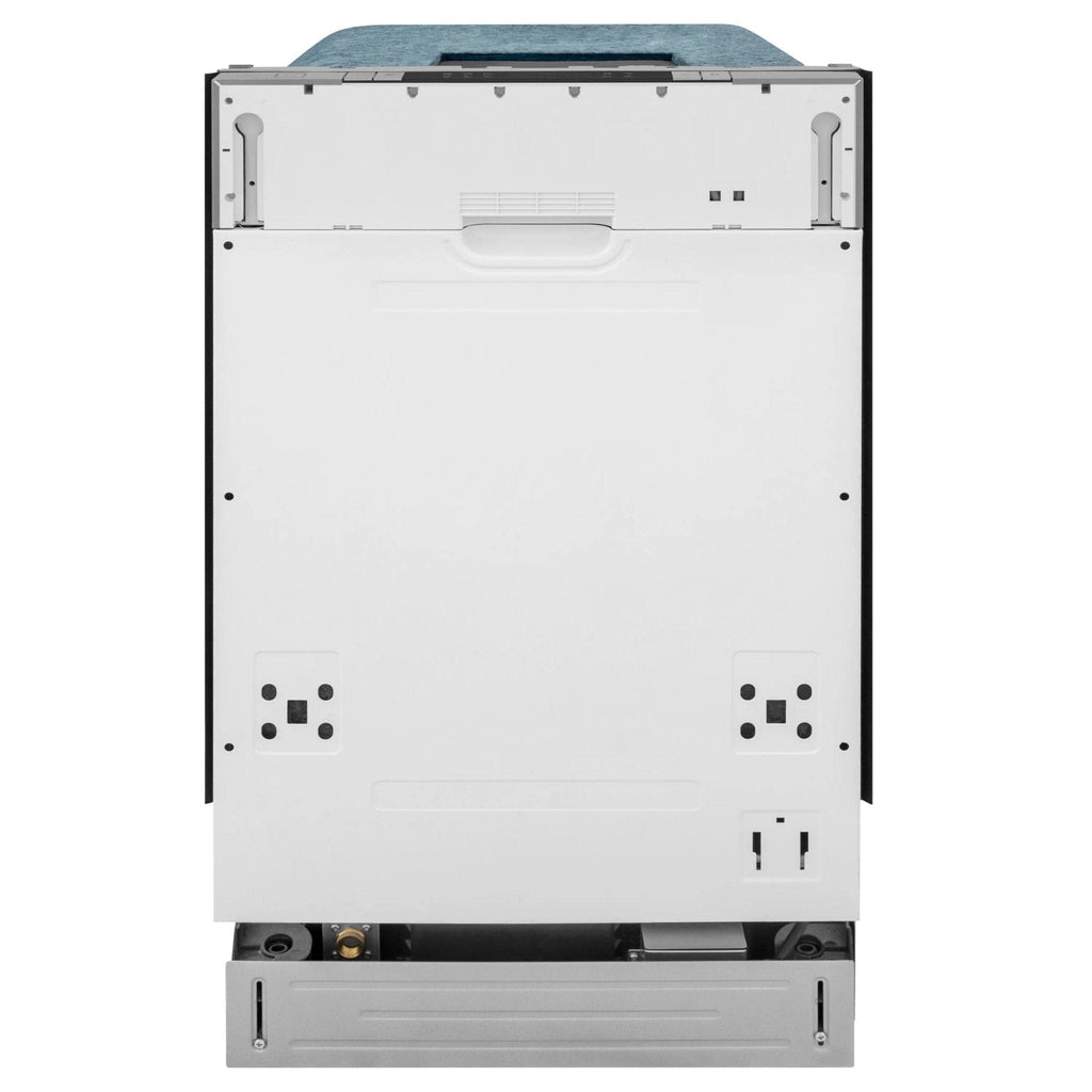 ZLINE 18 in. Compact Top Control Dishwasher with Stainless Steel Tub and Modern Style Handle, DW-BS-H-18