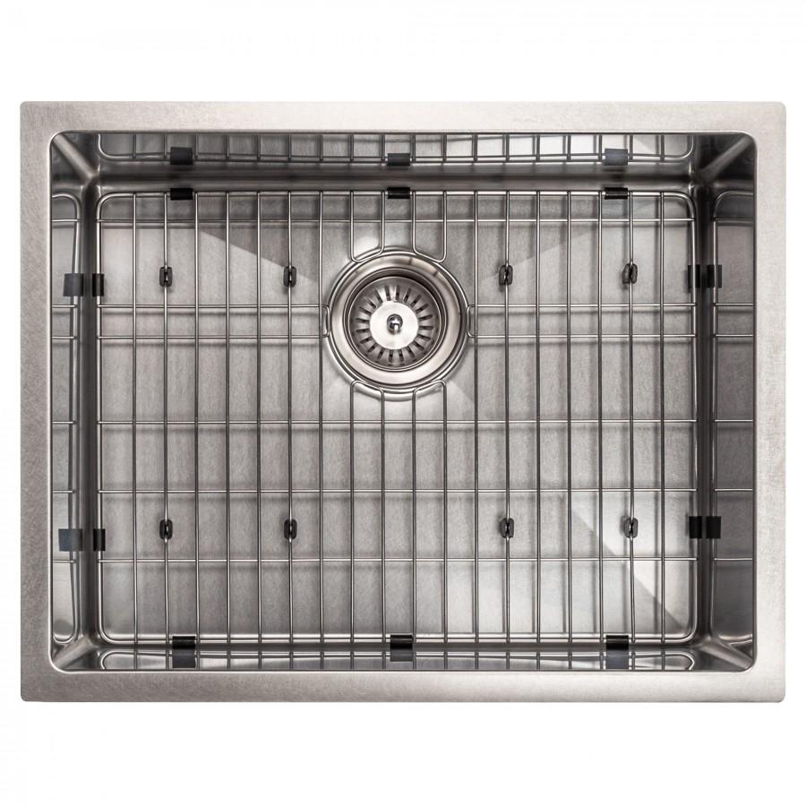 ZLINE 23" Undermount Single Bowl Sink DuraSnow Stainless Steel, SRS-23S