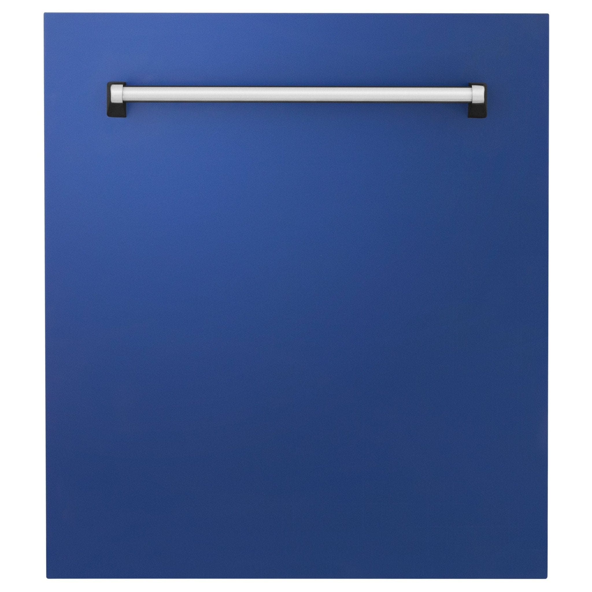 ZLINE 24" Dishwasher in Blue Matte panel, Stainless Tub, DWV-BM-24